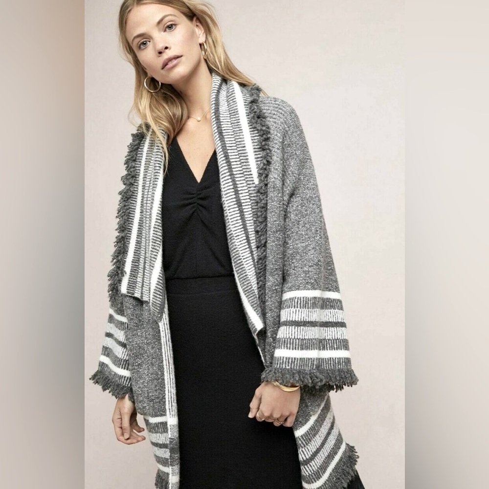 Anthropologie Fringed Kimono
